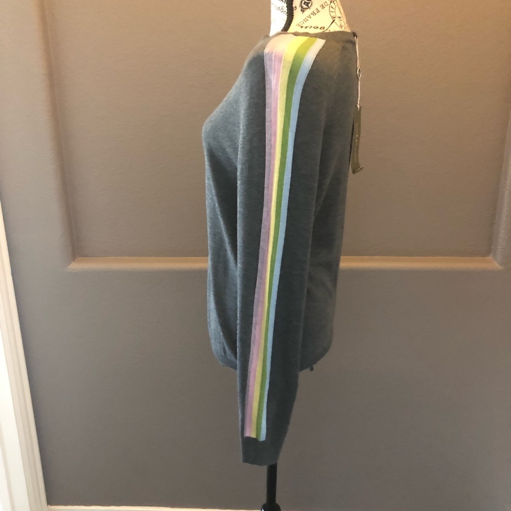 Gray Metric Sweater